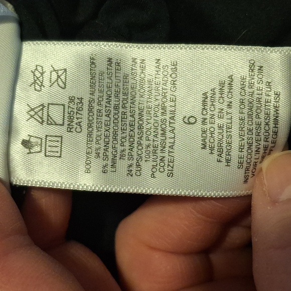 Michael Michael Kors One Piece Striped Bathing Suit - Picture 3 of 9